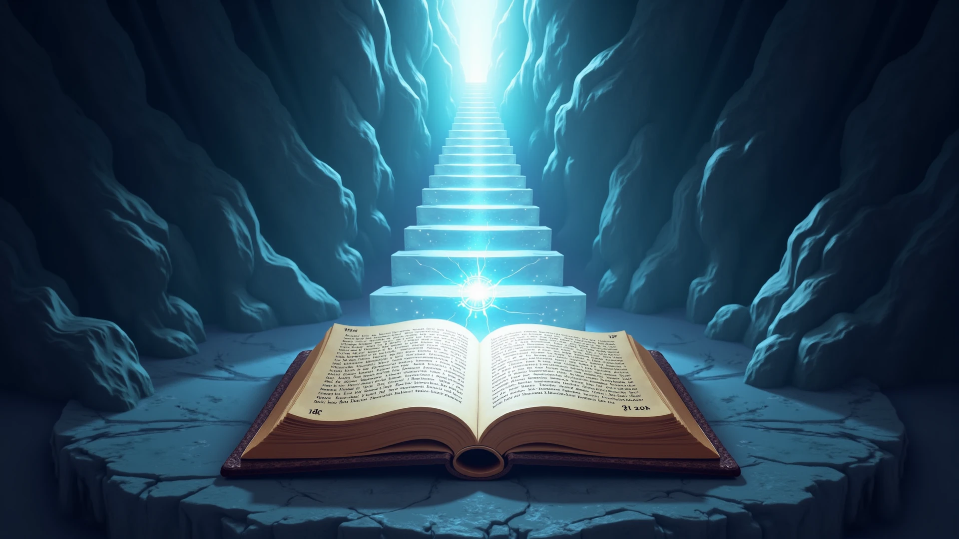 Image of a big book , books covered with space images , stars and constilation , book type and name book of astronomy, closed book , , black colour book , book is kept in a big old cave with a big hole in the cealing , bright light coming from the hole , light spreading at the book , realistic , masterpiece , 4k , uhd