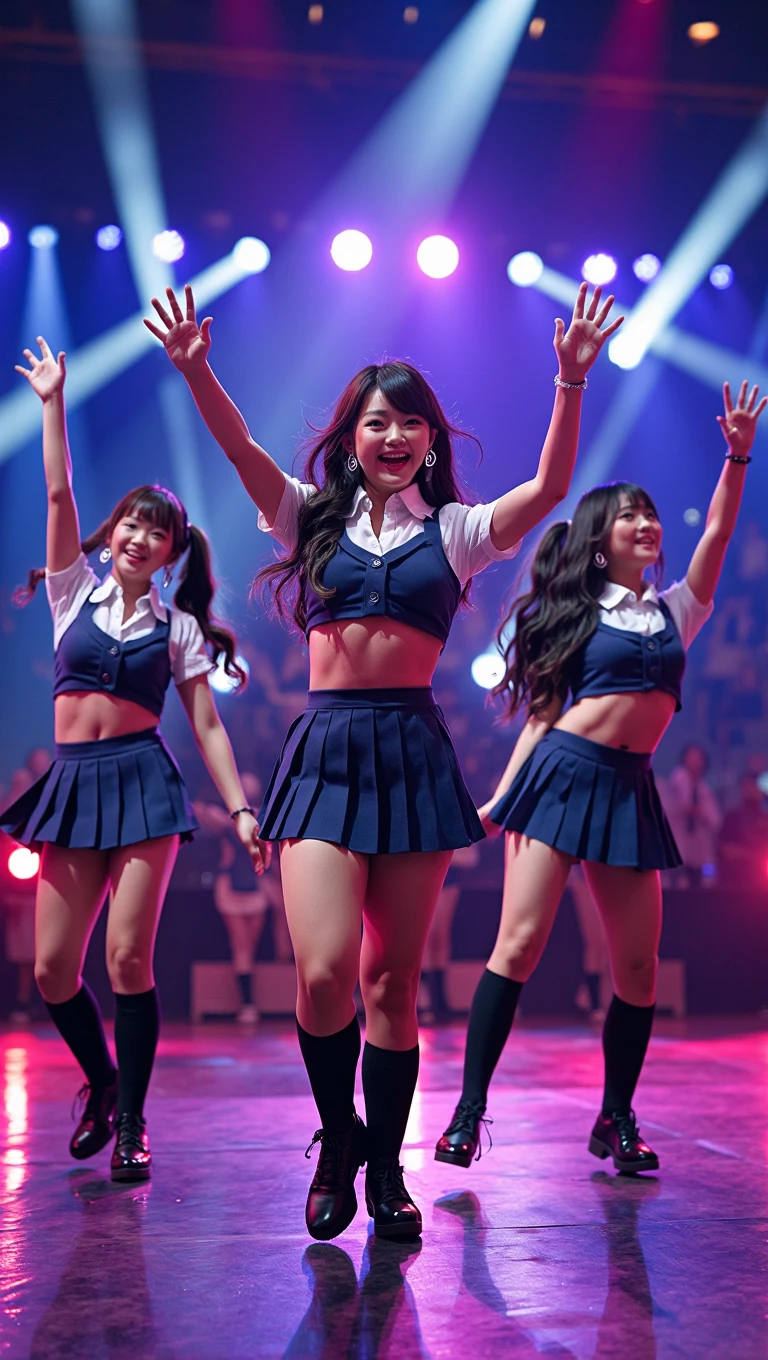 Beautuful Women、18year old 、body shot、cheering　cheerleaders