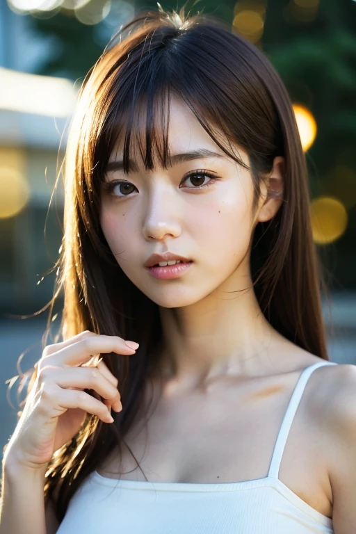 expensive、expensive品質, master piece, ultra high resolution, (photorealistic: 1.4), RAW photography, 1 girl, brunette colored hair, glowing skin, 1 Mechanical Girl, (Surreal details)), sports late, global illumination, shadowing, Rendering with Octane, 8K, super sharp,The groove exposes the original skin