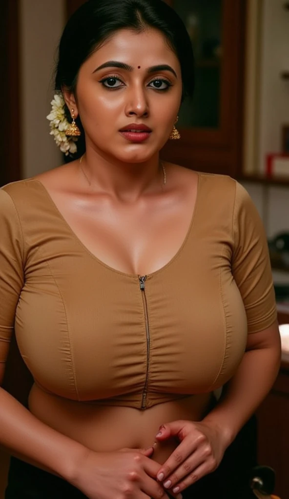 50yo mature MILF Anushka Shetty,((best quality)), ((masterpiece)), ((realistic)), eye kajal, eye liner, mascara, light red lips, curvy hot mommy figure, sensual Beauty, provoking body, extreme sweat, sweat soaked skin, slight stretch marks, alluring figure, bulging figure, thick charming lady, curvy, thick navel, full figured woman, eye kajal, massive breast, full body, styled hair, pierced eyes, female face,royal aura, trend on artstation , sharp focus, studio photo, intricate detail, very detailed, detailed eye, illustration, very detailed, sharp focus, digital render, professional, 4k