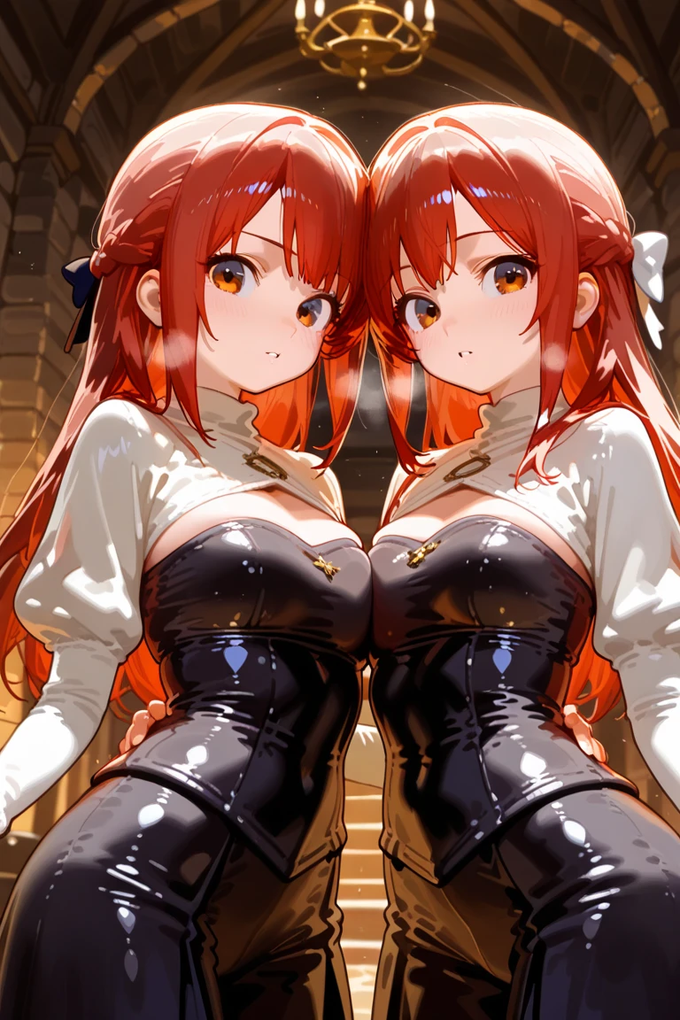 Highest quality, masterpiece , wallpaper, One beautiful girl, Highly detailed eyes and face, Beautiful attention to detail, Blue Eyes , Beautiful dark red hair , deep night, 20-year-old , Large Breasts、Nipples , Hairstyle Nuance Long , Mole on cheek , Ahegao , Ecstasy face , Masturbation Climax , Sticking out tongue , Drooling from the mouth , Nakano May , sweating a lot , Costume Student , show off your vagina , Pose to invite men , no bra no pants , Mouth very wide open , Expression of sigh , time night , lick