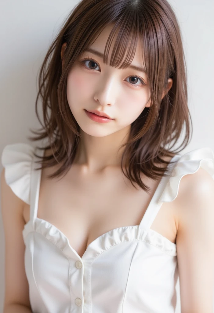 top-quality、hight resolution、ultra-detailliert、masterpiece、Raw photography、realisitic、Photorealsitic、extremely delicate and beautiful、finely detail、Textured skin、full-shot、(in hotel)、1woman and 1man、japanese、18year old、(((wearing white blouse and plaid long skirt),detailed bra showing,、((rib knit blouse)),tall,Brown hair、wavy hair,short hair,Wearing makeup,、Do not wear anything on your arm、perfectly proportions,spreading her legs,focus her panties,(((sexual position missionary))),(((lying down on the mattress))),ponytail,dynamic angle,vaginal sex,((having sex)),upclothes and bare breast,(((missionary pov))),splashing with semen