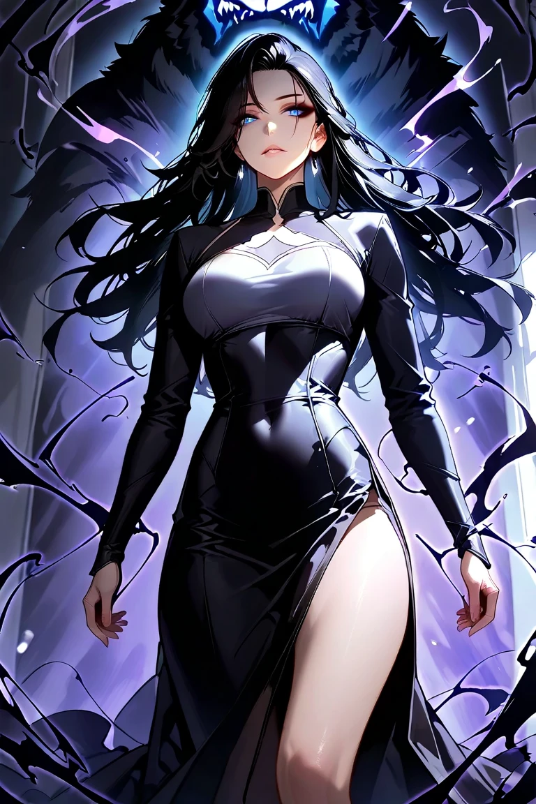 ((full body)), Beautiful ghost, peeling skin, ((black long hair)), pale glowing skin, enchanting and mysterious atmosphere, horror, cute, ((white ghost costume)),GtsGiga Gtscity,Rampage, Red eyes,plae skin,ghost like,sinster smrik,cityscape, fanasty, mature lady