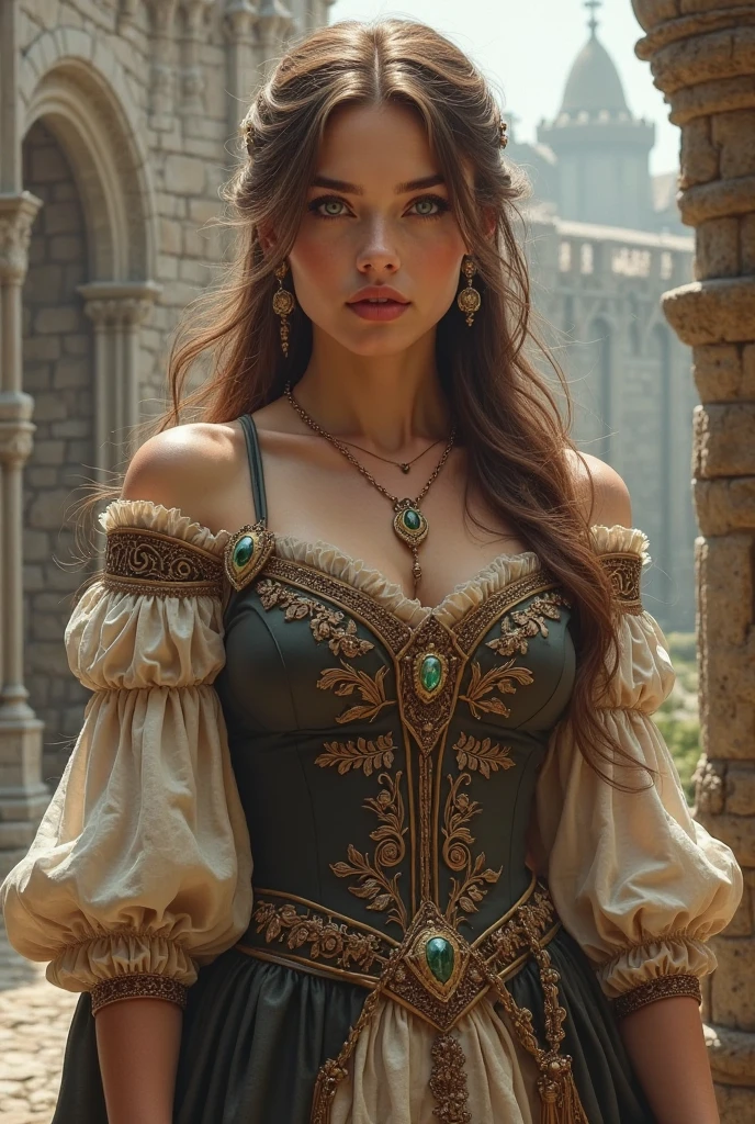 sexy, (seductivesmile:1.1), spellcasting, mysteriousatmosphere, (fantasy:1.4), florest scenery, (edgfd ballgown:1.5), (fantasy dress:1.1), (long dress:1.1), (ballgown with a lot of roses:1.1), hearts, flowers,, (masterpiece, high quality, best quality:1.3), extremely detailed, extremely intricate, realistic, hyperrealistic, fine texture, Extremely high-resolution details, 25 year old young, (elf, pointy ears:1.12), (reddish hair:1.3), almond eyes, (green eyes), [long hair], [curly hair], (eye shadow:1.1), 162cm tall, oval face, snub nose, heart-shaped lips, (arched eyebrows), (skinny:1.1)