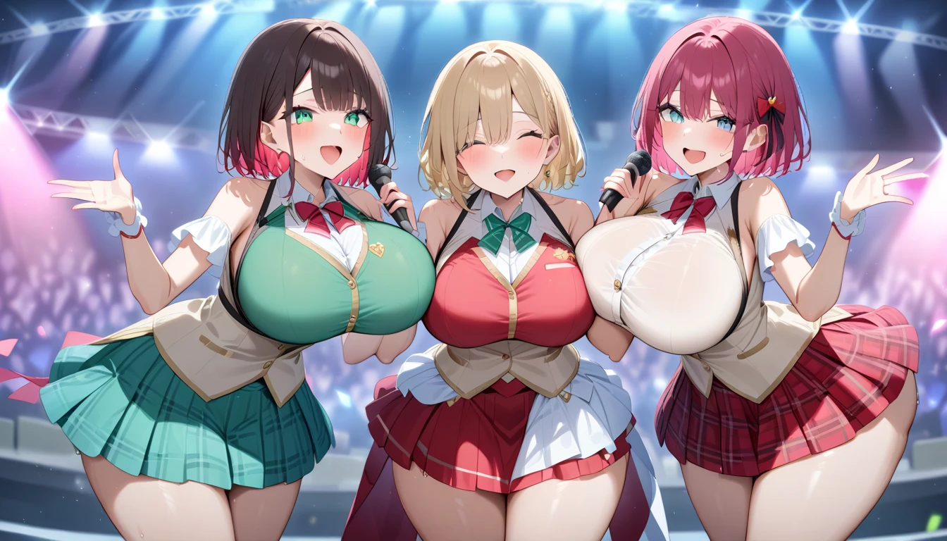 mastute piece,Best Quality,insanely detailed,
3woman,line up in a row,panty lift,(cheer leader costume,breast out,no bra),blush,shy,ecstacy face,pink hair,perfect breasts,perfect nipple,open mouth,outdoor play ground,nsfw,