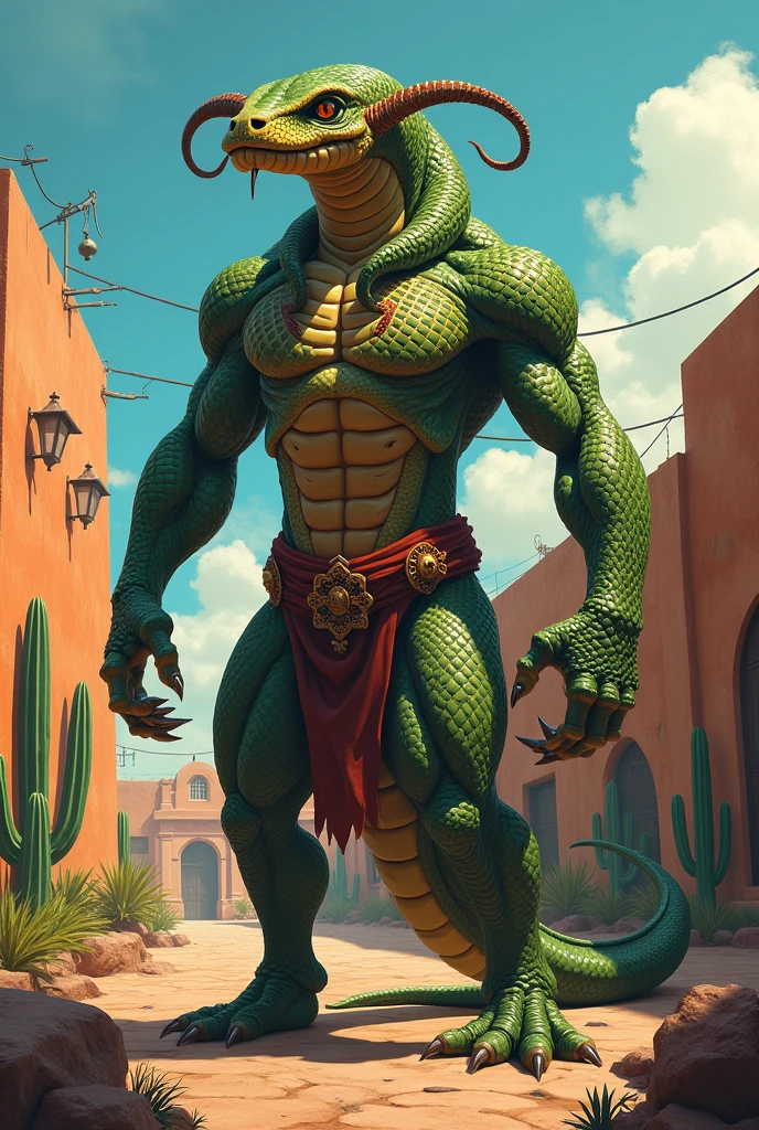 A muscle naked male green alligator, a muscle naked male green Lizardmen, showing his butt, wearing aztec clothes, wearing aztec shirt, detailed hands, detailed seductive face, ultra detailed eyes, ultra detailed fingers, brief, show naked legs