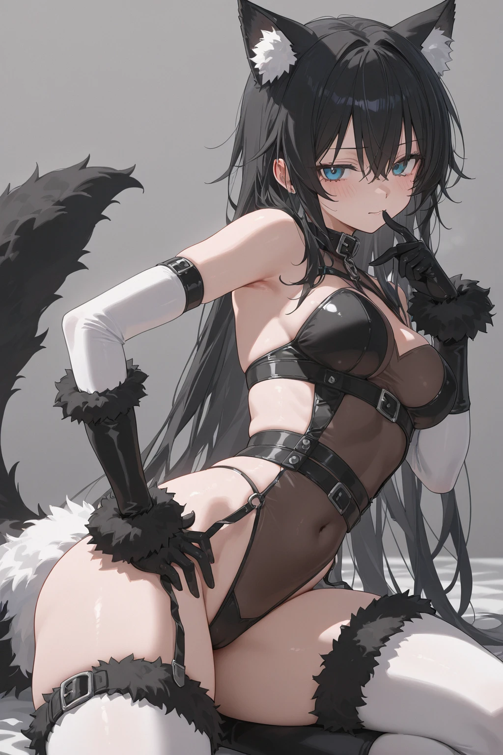 4k画质,super detailed anime super detail,tmasterpiece,anatomy correct,skinny hands,(Horse girl:1.6),Horse Ears,horse tailed,red tide,sexually arousing,(Rutting:1.5),The large,upper legs,(perspired:1.4),sweltering heat,ahgao,Trogao,Long gloves to the elbows,whitegloves,realistic humid skin,(Drenched Body:1.3),Eye for details,pornography,,Armpits,Bedrooms,illuminating,ssee-through,(breastfeeding:1.6),(White underwear only: 1.6),deformity,Crotch stripes,visible through lingerie,climaxing,masturbated --auto