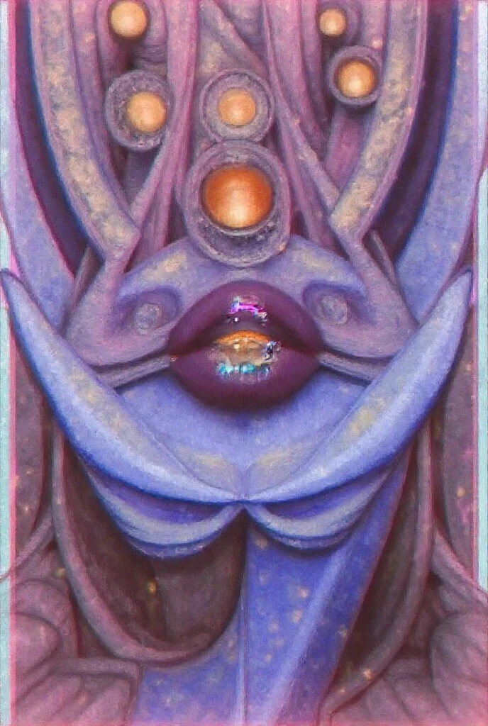 a bearded man in a purple room with a purple background, smooth purple skin, your legs open, purple flesh, center page, purple leather dungeon bedroom, purple body, rubbery-looking body, rubber-like body, inspired by Jean-Auguste-Dominique Ingres, sexy dominant pose, lascivious pose, purple skin