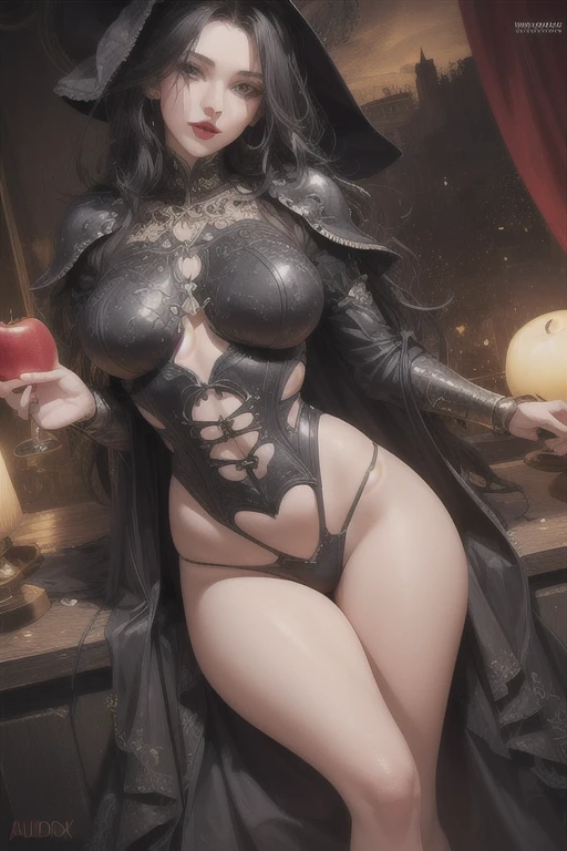 Fine、(The best illustrations)、8k UHD resolution、intricate-detail、top-quality、realisitic、ultra-detailliert、The best lighting、Best Shadows、Soft lighting、Ulutra HD、Ultra-realistic、Tindall Effect、Photorealsitic、(High Detail Skins:1.2)、 (Intricate details, makeup, pureerosface_v1:0.5), (Detailed beautiful delicate face, Detailed beautiful delicate eyes, A perfectly proportioned face, High detailed skin, Detailed skin, best ratio four finger and one thumb, arms below breasts, Tattoo with a red glow under the stomach、Awesome awesome, wide hips, smooth midriff, skiny and thin, __Fashion__, __hair__:1.25)、Digital SLR、 absurderes、1 beautiful devil woman from hell, surreal female portraits by David Hockney and Alphonse Mucha, Portrait of a seductive woman、Fantasy Art, Chinese Doll、Chinese actress、Dungeon、The dragon、Devil's Palace、Devil's Torture Chamber、natta、Dark style 、In the Dark、(Detailed spooky backgrounds:0.8), magia、 女の子1人、Evil Nun、Dark Necromancer、Succubus、Devil's Daughter、Umi Shinonome、Bat Wings,(((Demon Horns)))、 ((((Huge glasses, Otaku Glasses, thick glasses, Round glasses)))),(((Colossal tits)))、(Devil's Tail)、(red eyes glowing:1.6)、red eyes make up very sharp and detailed, The eyes are very well made up, ((Red Eye:1.0)),intricate tattoos, demonic intricate tattoos, thigh tattoos, body tattoos, masterpiece、The most beautiful face、a baby face、Charming smile、plump beautiful red lips、Muscular seductive body、The enchanting body of the devil、devil style、Seductive Black Magic Costume、The long-haired、Braids、Black hair、Ponytail distortion、, Ponytail with a bow tied at the back of the hair, Beautiful expression、Body Up、Large breasts emphasis、Bust, Super tight breasts, Breast augmentation surgery, The breasts are very big and round and round,Toned waist、Wide buttocks、 lowkey, cowboy lens, (Black Phoenix Dress: 1.0), devil crown, Red sparkling gemstone necklace、Jewelry Gwise, wearing black mesh socks,Wear light red、nffsw, nffsw, Meet beautiful girls, Look at the girl's body,