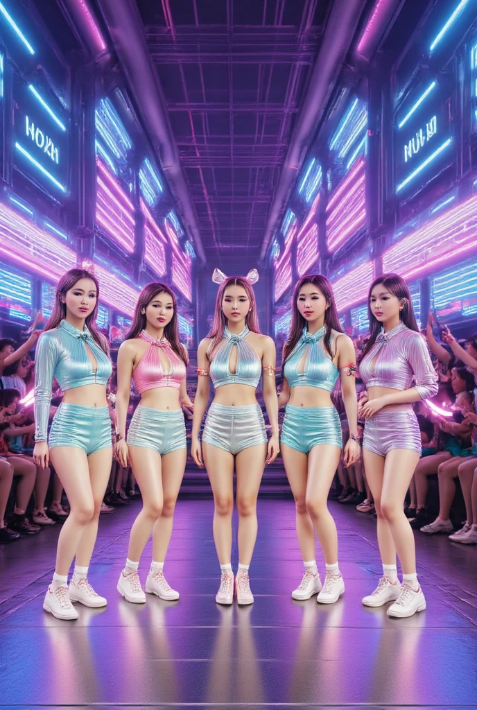 (ExtremelyDetailed((Song Joo A))) clearly visible the shape of Butt, Radiant PearlSkin with Transparency, GameShow event girls in sexy costume, Full of (Game machine) . (Full body shot:1.2),Ultra-detailed,grand scale,epic,zoomed out,wide angle. (ExtremelyDetailed Beautiful face) Dynamic Joyful Expressions LifeLike Rendering. (Exposed:0.59) (TopQuality 8K(masterpiece(ProfessionalPhoto:1.37)))