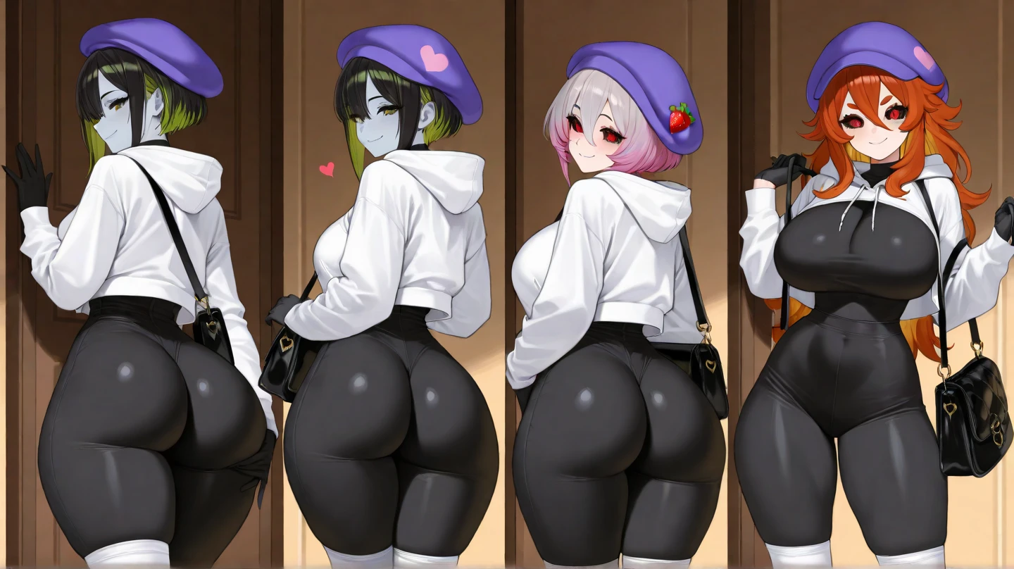 A group of very sexy, athletic girls of various ethnicities and heights with gigantic breast, naked, apple bottom, blowjob, bending over, cleavage showing, volumetric lighting, from behind bending over, 8k, hdr, high quality, masterpiece, perfect face, 8k, highly detailed, photorealistic, cum everywhere