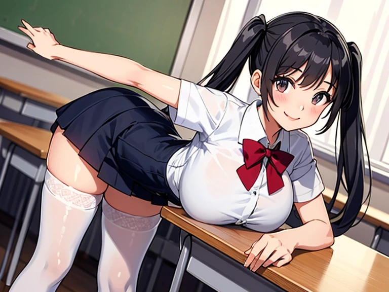 (High resolution, high qualight upy, 最high qualight upy:1.3), intricate details, energetic image, colorful, Volumetric lighting, Saimin Said, Miyajima Tsubaki, 1 girl, alone, Cowboy shooting, (from below:1.2), look down, looking at the audience, Eye contact, (spread your legs:1.2), (skirt tug:1.3),
(Beautiful appearance:1.2), 魅惑的な笑Face,
(How do high school teachers dress?:1.4),split,
Black_hair, length_hair, hair_pull_return,dissolution_lips,purple_Eye, braid,
1 girl, 24 years old,mature woman,fair Finger,fair length legs,fair body,fair Nose,fair character design, perfect Eye, perfect Face, perfect hands指, perfect hands, 完璧なChest, Perfect body, perfect mouth, perfect lips,四つん這い
looking at the audience, in the center of the image,
Software,official art,The body details are very rich, exteremly detailed Face, extremely detailed hair, extremely detailed Eye, wallpaper, perfect lighting,colorful, bright_front_Face_light up,
(masterpiece:1.0), 超High resolution,4K,super detailed, 8K, high dynamic range, High resolution, confuse:1.2, Kodak Portrait 400, film grain, blurry returnground, Bokeh:1.2, lens flare, (energetic_color:1.2)、
(fair,big deal_Chest:1.2), (fair_Face:1.5),(narrow_waist),whole body、