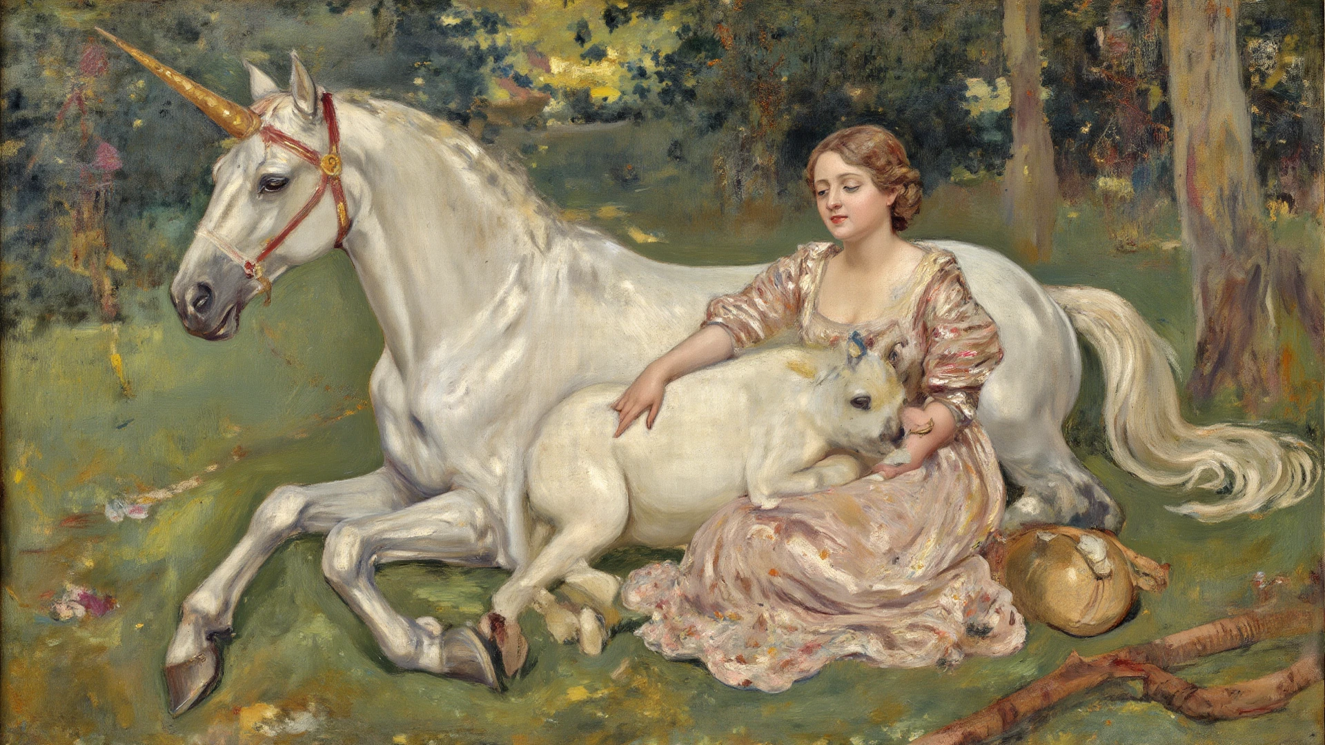 A female Centaur In Peter Paul Rubens style, by Peter Paul Rubens, Baroque painting style, Masterpiece, realistic, best quality, art by chunie, female, short updo hair, beautifully makeup, eyeshadow, beautiful big eyes, long eye lashes, tempting smile, wearing Teal satin bra, shiny satin, shiny silver fur, I sit alone in this secluded grove, accompanied only by the rustling of leaves, by Peter Paul Rubens, in Peter Paul Rubens style, baroque style painting, renaissance Art, acrylic on canvas, intricate, highly detailed, Best quality, pierced eyes, beautiful face,