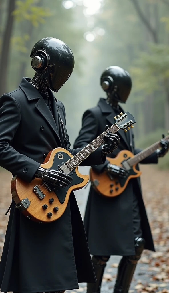 Skeleton in a Deathcore band group with guitar, drums, bass, singer with a Black metal theme