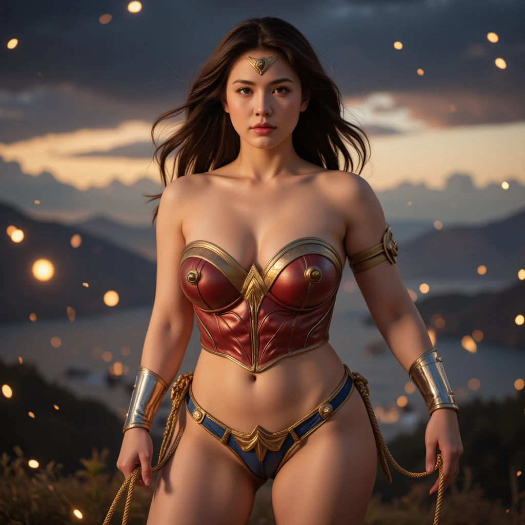 (masterpiece, best quality:1.2), 1girl, solo Mandy Moore as Chun-Li in lingerie