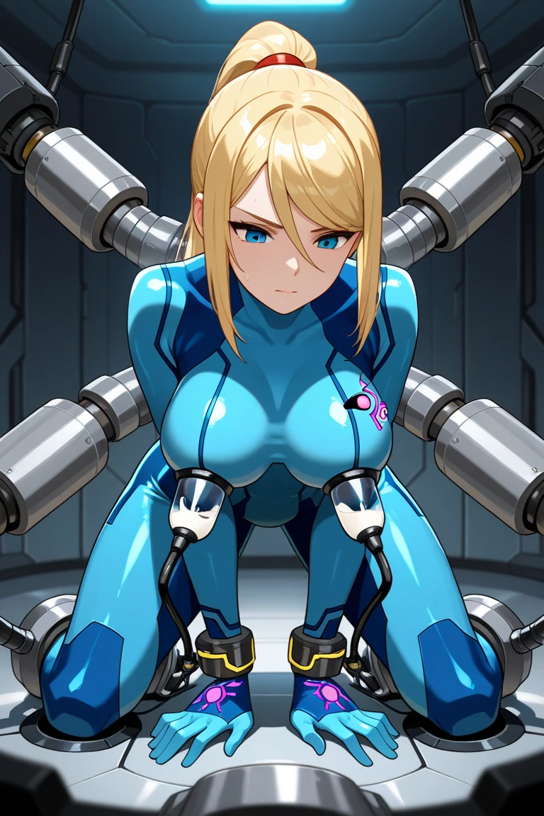 masterpiece,high quality,
L People,1,
Prespace Pilot Suit,
short hair,Orange Hair,bangs,short hair with long locks,Side Lock,Hair between the eyes,blue eyes,,masterpiece, expensive quality, very_expensive_solve, big_file size, full color,(completely nude:1.2),pussy,niplles,
