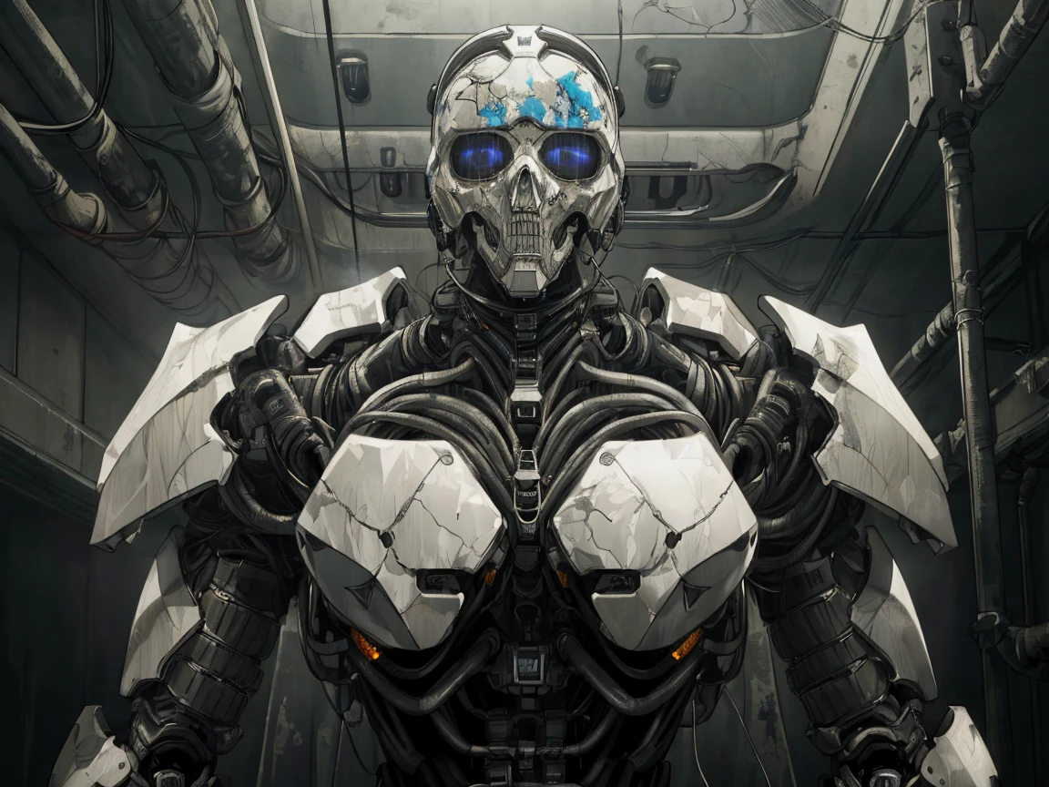 (best quality, high_resolution, distinct_image),bio,robot_alien skull , giger, viscera