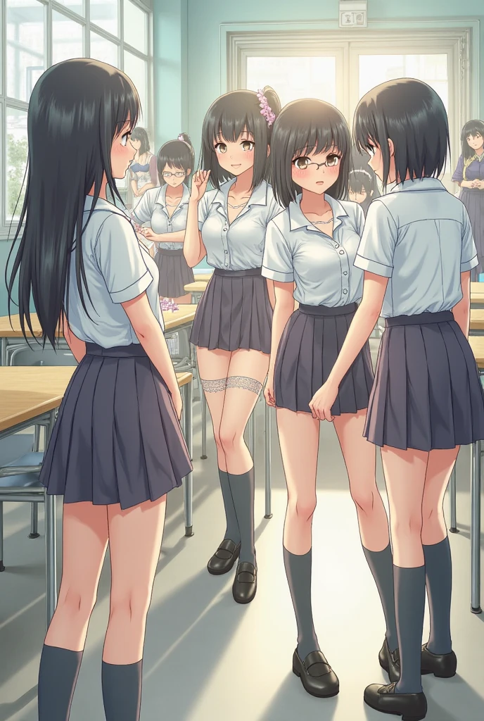 (1 girl, have to pee, peeing herself, peeing, peeing self, crying, very desperate to pee), (have to pee, have to pee, peeing, peeing self, peeing, peeing self:1.3), (girls waiting in line toilet, casual dress, long skirt, 1 handbag, have to pee, covering crotch strong, knees together and feet apart:2), (hand between legs, leaning forward:1.3), (shaded face, despairing, anxiety, sigh, full face blush, embarrassed, looking away:1.5), (girl can't stand up straight:1.5), (full body:1.2), (ultra detailed face, best quality:2), (from side:1.2), Slightly open mouth, natural makeup
