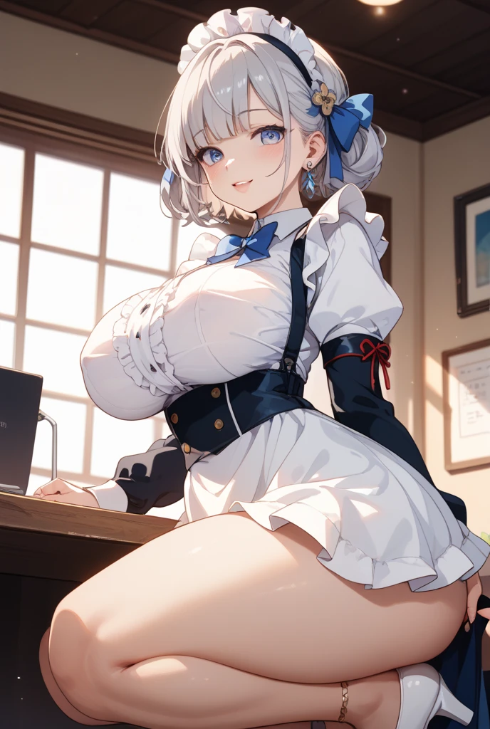 (masterpiece、top-quality、ultra-detailliert)、((1 girl))、(((shirogane noel))),((silver hair French braid))、light blue eyes、she is looking his penilsmile、piercings、((very Bigger breasts))camisole、shortsleeves、cleavage、Black pkirt、(cameltoe,pussy,)、(white long slouocks)、loafers、(squatting)、Taken from below、street Background,(((see through camisole)),(((visible Nipples)),((smile)),((Mesugakrin)),red school bag,red backpack,((spread legs)),show off pussy, BREAaked boys,pov male mastion,((every boys show oe penises)),penis topenis)),squeeze own penis,((eject cum))m,sperm,se,(((cum on breast)))aculation semen)),((lation cum)),(ukkake)))