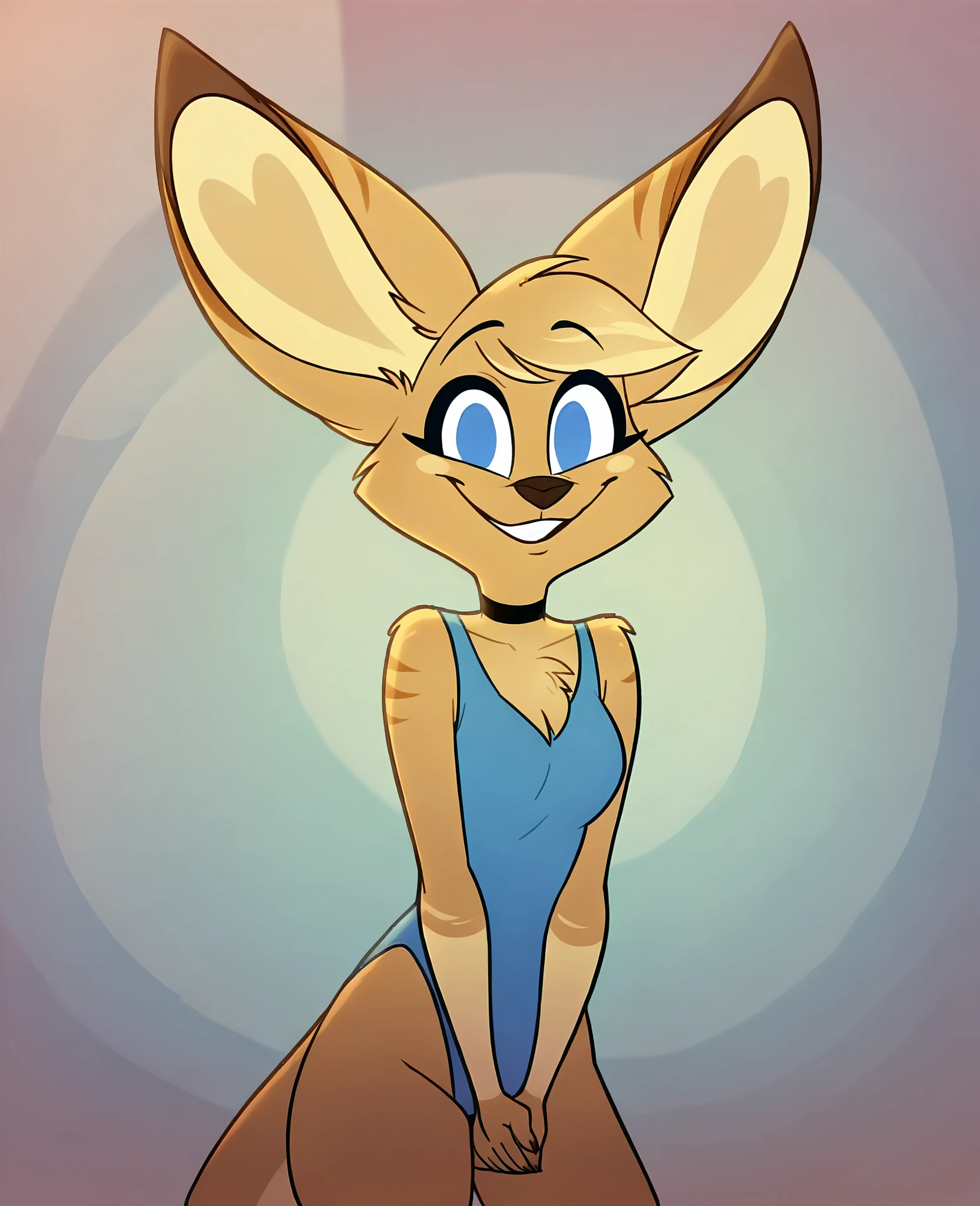 score_9, score_8_up, score_7_up, score_6_up, score_5_up, score_4_up, (Source furry),  clarissecat, 1girl, solo, breasts, smile, open mouth, simple background, shirt, white background, animal ears, cleavage, medium breasts, tail, full body, closed eyes, barefoot, cat ears, feet, covered nipples, crop top, cat tail, bottomless, fangs, happy, furry, pink shirt, body fur, animal nose, flat color, blonde hair, short hair, orange fur, two tone fur, furry female, cat girl, naked pussy, 