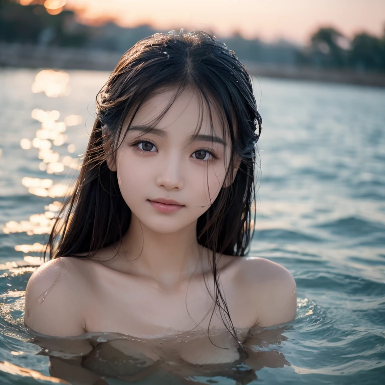 1 full body Girl, Beautiful, Baby Face, 16 Years Old, balinese face, White Skin, Colossall Breasts, show her pink nipples, and show her pink hole of wet vagina with dildo, straight her hands up and open up her legs to the right and left, Croatia Background, Girlish Action, black hair, blonde Straight Hair, Adorable:1.1, ((masterpiece:1.1)), angry Cute Face