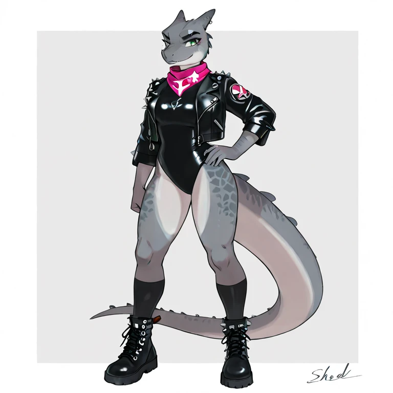 Score_9, score_8_up, score_7_up, flat colors,  an Anthro avian crow girl, female, small grey beak, tall, small crow tail, black body, standing, white background, purple eyes, short black emo hair, purple highlights in hair, hands with five fingers, wearing white bra, white thong, full body shot, barefoot, bird leg texture, bird arm texture,  5 toes, toe claws