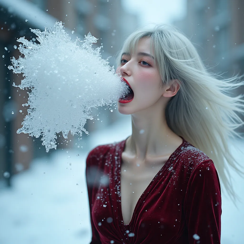 "Hơi thở đóng băng thành băng."