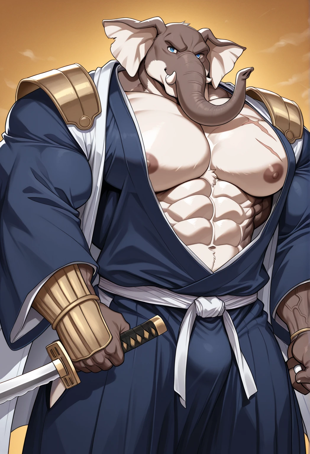 raoh,fighting_stance,(nsfw:1.2),(nude:1.2),(erection:1.2), hyper muscle male,big 1dick, grin,pubic hair,(spread anal:1.2),spread legs,lying on bed,extremely detailed eyes and face,(hold own thighs:1.2),solo,