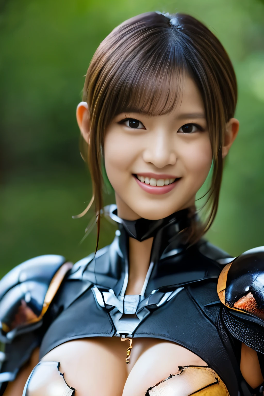 (high resolution,masterpiece,best quality,extremely detailed CG, anime, official art:1.4), realistic, photo, amazing fine details, all intricate, gloss and shiny,awesome many layers, 8k wall paper, 3d, sketch, kawaii, illustration,( solo:1.4), perfect female proportion,villainess, (fusion of dark brown cockroach and lady:1.4), (brown cockroach form lady:1.2), (brown cockroach lady:1.2), (fusion:1.2), (solo:1.4), (evil smile:1.2), muscular, abs, (cockroach brown exoskeleton bio insect suit:1.4), (cockroach brown exoskeleton bio insect armor:1.2), (brown transparency cockroach wing:1.4), (brown cockroach antennae:1.3),