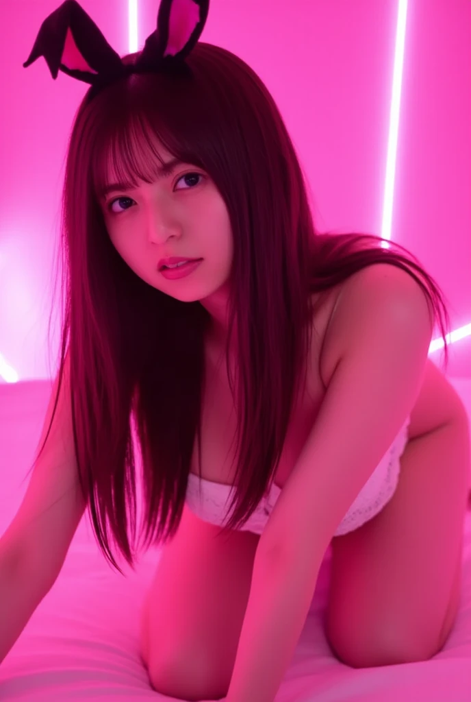 Japanese woman with open legs showing her vagina