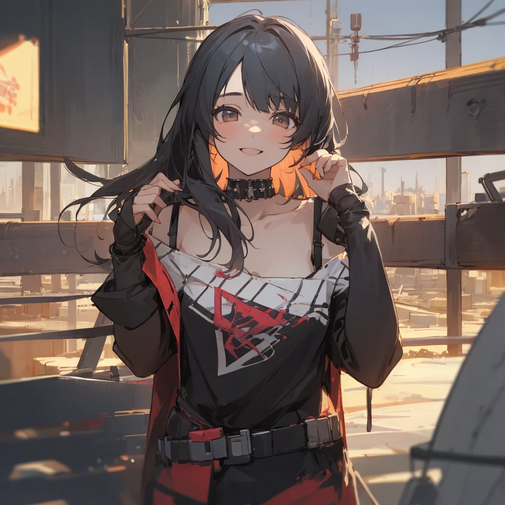 evil smile,solo, masterpiece, best quality, agrias, grey sweater, black leotard, standing, looking at viewer, short hair,oculos,evil smile, evil look, juri han,luvas preta,roupa azul,yandere rosto,low lighting,coxa sarada copo detalhado,olhando para frente
