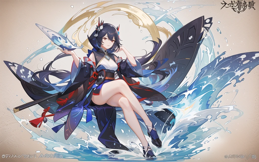 （（4K，master-piece，best qulity））， shuimobysim， Chinese tradition drawing， lotus flower， Hanfu， maxiskit， Dress conservative 1 girl， 独奏， Long blue hair， smiled， standup， Feet in the water， big breasts 
White  pantyhose，Transparent little panties，Lori，slim leg，Barefoot，Bare ass，squating ，Belly button，Belly tattoo，master-piece，Anime style 4 K， master-piece， best  quality， high qualit，
