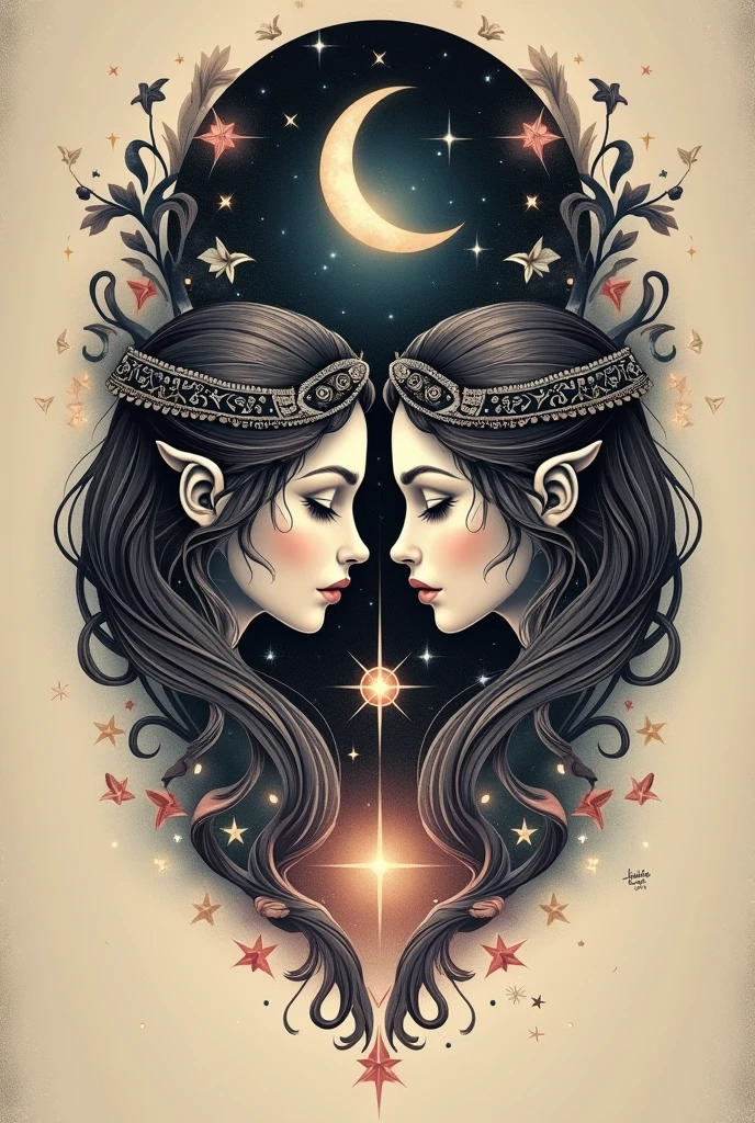Aries and Taurus, heart, circle, romance, beauty, love