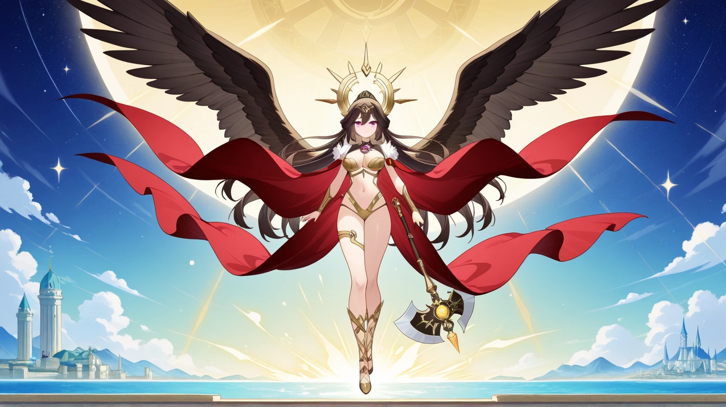 Brown skin Beautiful War Goddess Sexy high leg Angel's wing Gal Angel Lewdな顔 Vulgar tattoos Lewd Fallen Angel The despised angel Vulgar pose Spread your legs Fallen Angel使 Pleasure Fall Fallen War Goddess Big Breasts Laevatein Tough high-leg smile Torn clothes after a battle