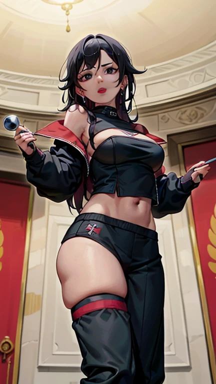 tres mujeres sexys en uniformes militares posando para una foto, Detalles finos. girls frontline, girl front line style, Tendencias en CGVatstation, Artgerm extremadamente detallado, Guweiz en Artstation Pixiv, mujer musculosa
