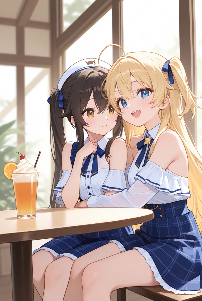 Anime characters、Koharu Rikka、smile、blue sky