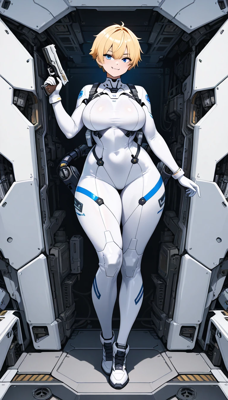 1 girl, Nami, (ONEPIECE),((huge breasts 1.5)),(crimson eyes),absurd, brainwashing,empty eyes, mind control device,((No expression,erasure of emotions)), (black nano suit) , full body figure,(standing in メカnical box:1.5), (highest quality、4k、8K、High resolution、must have:1.2)、Super detailed、(reality、realisticです、realistic:1.37)、ticker、hyper hd、studio lighting、ultra definition paint、sharp focus、Physically based rendering、extreme details、Professional specifications、vibrancy and color、blurry、sports portrait、landscape、horror style、anime big breasts、SF、photograph、concept artist、five fingers, perfect body, {{{masterpiece}}}, {{{highest quality}}}, {{Super detailed}}, {shape}, {{very delicate and beautiful}},Improved cost performance、all roles、Canon 5D MK4でphotograph、photograph,