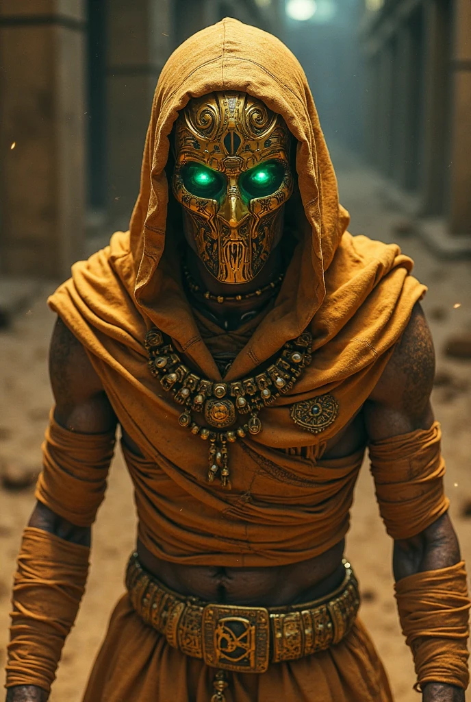 A high-resolution brightly lit photorealistic photograph of a tech wear shaman wearing shamanic ornaments and face mask tribals with tribal clothings and colourfull masks in uv green and blue with criptic signs glowing on the fabric standing by an ancient rain forest temple ruins glowing with criptic symbols of tribals and alienish paterns on the tree trunks glowing in uv colours smog and misty fog in the atmosphere broken ruins of ancient goddess skulptor glowing in uv colours The photograph is styled like a high-end lifestle Movie hdr32 k this orignal image octate render unreal lightings, highly detailed , photo realistic , unreal engine 5, depth of view, add noise, Effet de vent:1.9,Effets de nuage:1.2,Rendu complet,Encaustic painting,flammes, epic, dawn, dramatic lighting, dim light, bokeh, The photograph has a light bright happy feel. Use a high-resolution 16k camera with a 2:3 aspect ratio, a raw style, and a quality setting of 2 to capture this vibrant scene . 32k, full ultra hd, high resolution, photorealistic, natural lighting, ultra realistic photo, high quality, HDR, high resolution, smooth and delicate skin, noble and elegant, ultra-realistic photography vibe, shot with Canon camera, intricate details, 32k --ar 16:9 --s 750 --v 6.1
