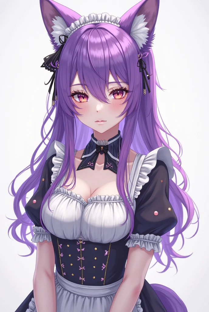 a woman with purple hair and a black top is wearing a corset, seductive anime girl, gothic maiden anime girl, anime visual of a cute girl, marin kitagawa fanart, beautiful alluring anime woman, attractive anime girl, anime moe artstyle, an anime girl, anime best girl, beautiful anime girl, pretty anime girl, shalltear from overlord, noire