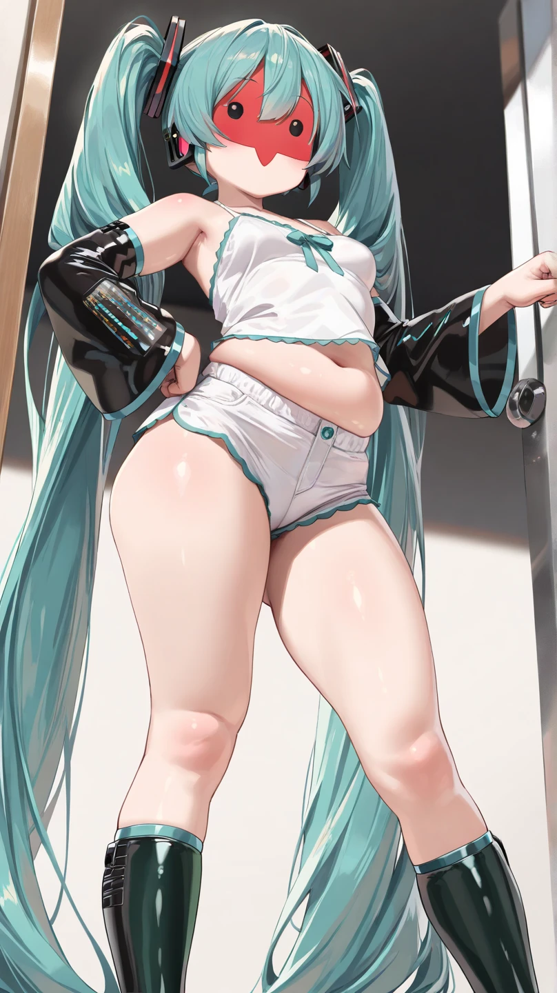 Masterpiece、最high quality、high quality、High definition、High resolution、High detail、Lens flare、Ray Tracing、high qualityのテクスチャー、high qualityの影、Beautiful details、Detailed explanation、Detailed texture、Realistic facial expression、Realistic and colorful、Delicate、Cinematic Light、Side light、Sharp Focus、(1 Girl:1.3)、(Intricate detailakeup、Pure Eros Face_v1:0.5)、(Details Beautiful delicate face、Detailed beautiful delicate eyes、Perfect Facial Proportions、Detailed skin、Charm)、Facial expression during orgasm、Fancy Twin Tails、Beautiful bangs、(Two-tone gradient hair color）、slender、(Upturned beautiful breasts)、(Detailed crotch、Open crotch、Showing off your crotch)、Female juice、Experiencing the best orgasm、(Spread your knees and open your legs)、(Raise your arm and make a peace sign)、Light-colored mini bikini、Detailed abdomen、Light-colored V-cut、Light-colored thong、Beautiful ass、Thighs、Jacket、Low-angle composition、bench、Hatsune Miku、(Take a deep breath、Work on this image step by step)