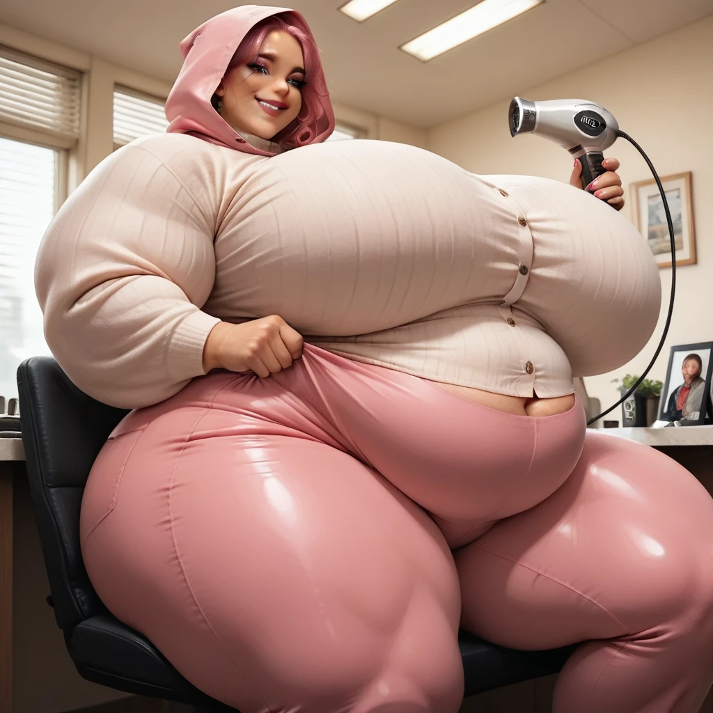 Shackles,bondage,slave,Rubber,Red Corset,Red Catsuit,collar,Browsing Caution,(highest quality, 8k, masterpiece: 1.3)), Sharp focus: 1.2, Beautiful woman with perfect figure: 1.4, Thin abdominal muscles: 1.2, Wet body: 1.5, Highly detailed face and skin texture, Beautiful Eyes, double eyelid, Long Hair, big, Pregnant women, smile, Full body photo, Obese, , big ass, big udder cleavage, classroom, High leg cut pants,Salmon pink hair、Knee-high socks、