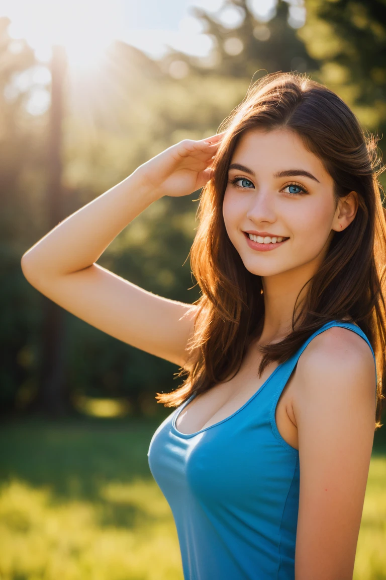 tmasterpiece,best qualtiy,hdr, hyper HD, 8K,Bokeh,Ultra-fine painting,Sharp focus,Physically-based rendering,Extreme detail description, (EOS R8, 50 millimeters, F1.2, 8K, RAW photo:1.2), (kissing:1.2), full bodyshot, looking at viewer, (big breasts:1.3), sexy smile, shag_cut hair, Three_females, 18_years_old, blond hair with dark highlights, short skirt, tanktop, caps, outside