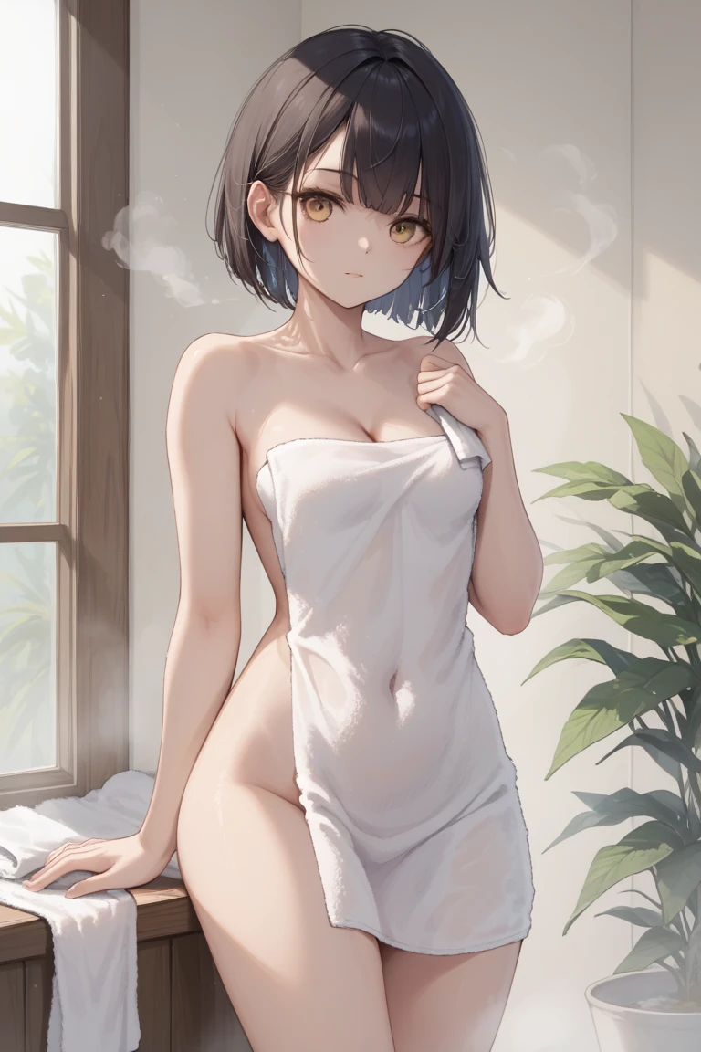 1 girl, medium breast, short hair, nude, nsfw, , masterpiece, best quality,