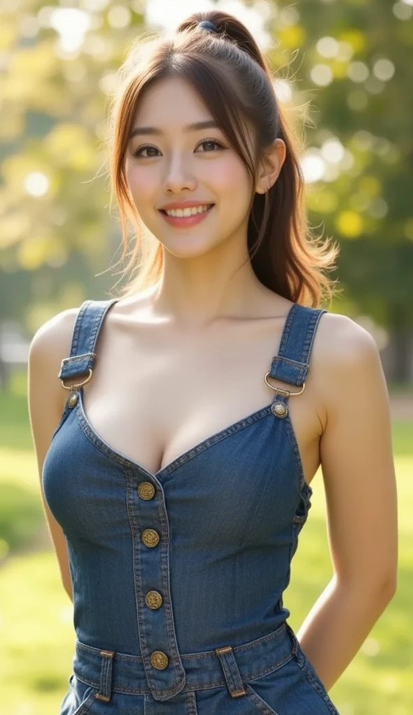 Highest quality, shape, Very detailed, finely, High resolution, 8k wallpaper, Take off your miniskirt,whole body ,Beautiful and beautiful eyes,one piece, Blonde,Sexy look,Natural color lip, Random sexy poses,smile,Beautiful teeth,20-year-old girl,Random background