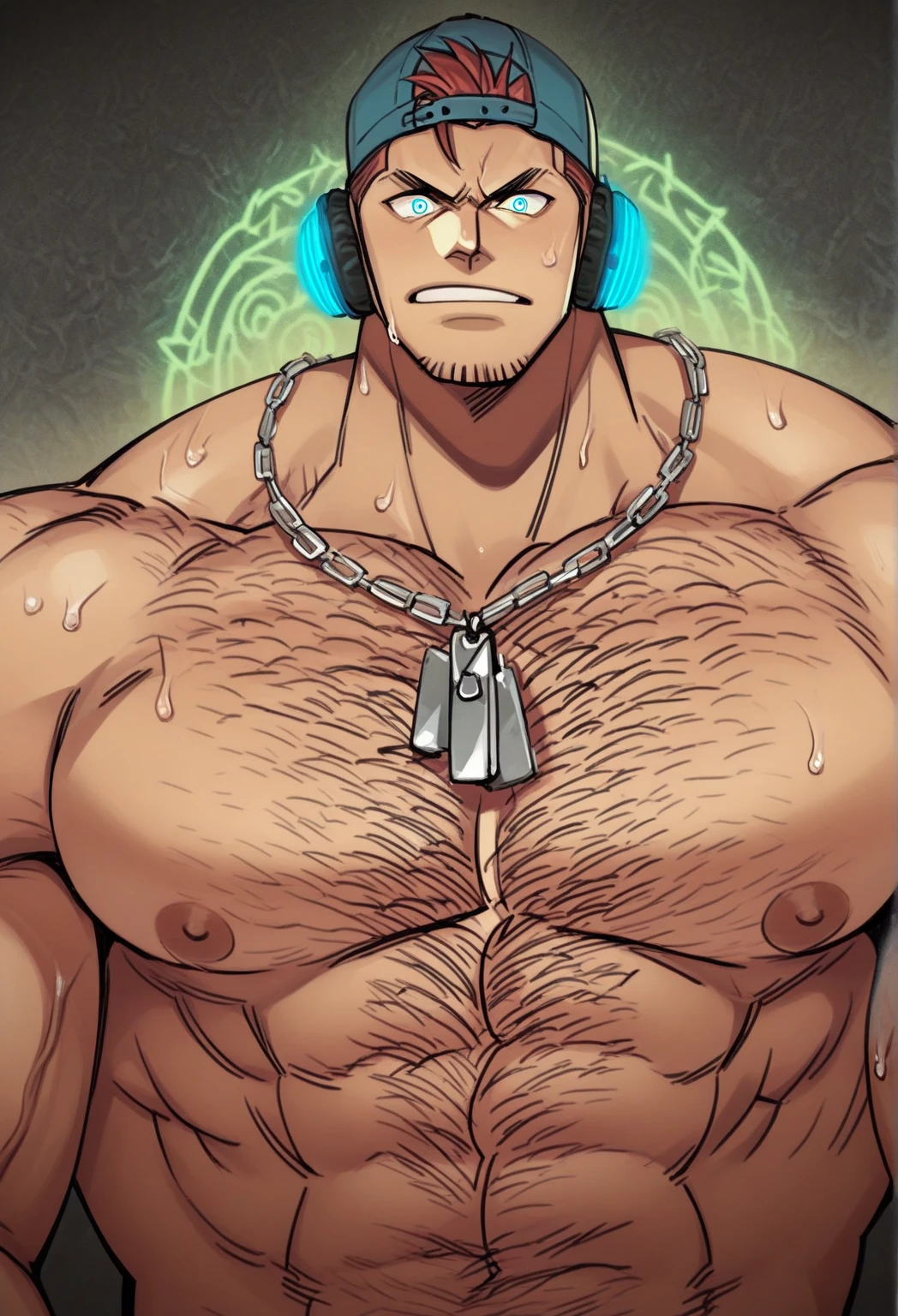 landscape, neon, 1boy, best quality, mature male, muscular male, (bala chunky: 1.5), bala daddy, thick arms, thick legs, sweatpants, full body, fat, realistic photo, masterpiece, naked upper body, male, shorts, short hair, strong, (pectoralis major: 0.7), tough guy, giant root, (bare upper body: 1.2), smile, look forward, masterpiece, best quality, 8k, original photo, night, street, (buildings, hong kong, siege of Kowloon, Humidity:1.2), Asian Shopping District, (Clear Focus, Wide Lens, Dark Background:1.8), Rain, Fog, (Perspective, Depth of Field, Bleaching bypass:1.4), Realistic, High resolution, Ultra detail, Film lighting, Film grain, Chromatic aberration
