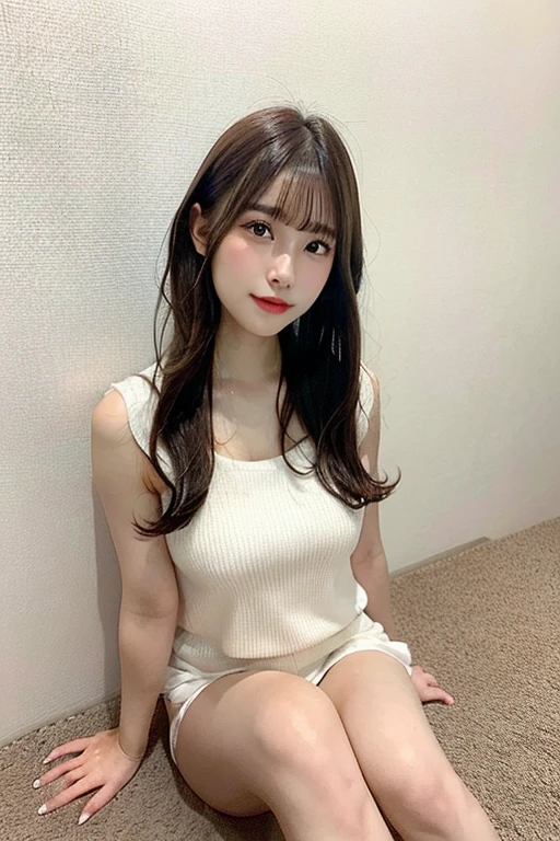 (8K, Raw photo:1.2)Detailed face and eyes,Best Quality, 超A high resolution, Highly detailed ,intricate detailes ,masutepiece ,Cute Girl , Soft cinematic light, Hyper-detailing,Sharp Focus, High quality, (Panties:1.1) top-quality masterpiece Male and female couples Girl sitting on a chair wearing a tight skirt over a blouse。Boys hugging each other from behind。Boy in high school long pants uniform with mash cut hairstyle。Without glasses、Revenge relationship