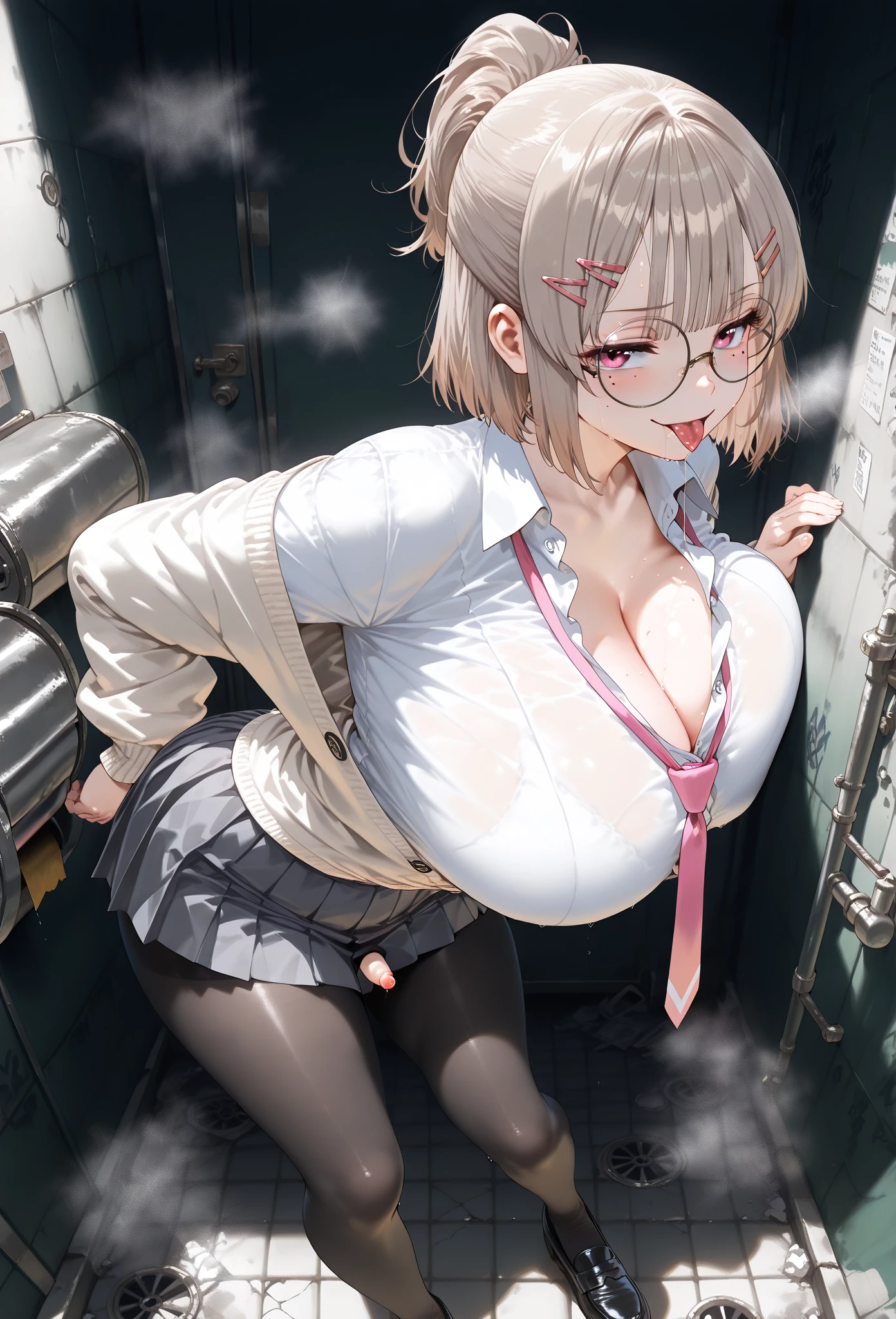 Black blindfold、((頭の上で両腕をTie up))、Tie up、Photographed from a distance、、Cinema Lighting、Highest quality、Residential area at night、high school girl、girl、Huge breasts、(Kitagawa.Marine)See-through panties、high school girl、、orgasm、juice、Embarrassed、squat、Lean back、Hidden legs spread、White and blue striped panties、Raise your hands above your head、Tie up