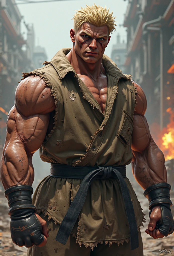 Shirtless Guile