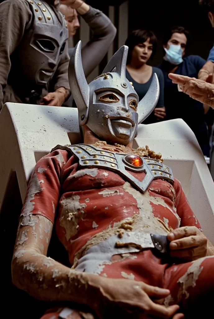 ((masterpiece), (best quality), ultra high res, highres, (raw photo:1.2), (photorealistic:1.4), Exceptional detail, dramatic lighting, highres, 8k, absurdres,
1boy, blonde hair, wavy hair, spectacles, UltraSeven body fatboy face, (fatboy:1.4), outdoor, monster_celebrates together, ((epic_birthday1.2)), ((birthdaycake:1.2)), ((balloon decorations:1.3)), ulzzang-6500:0.7,