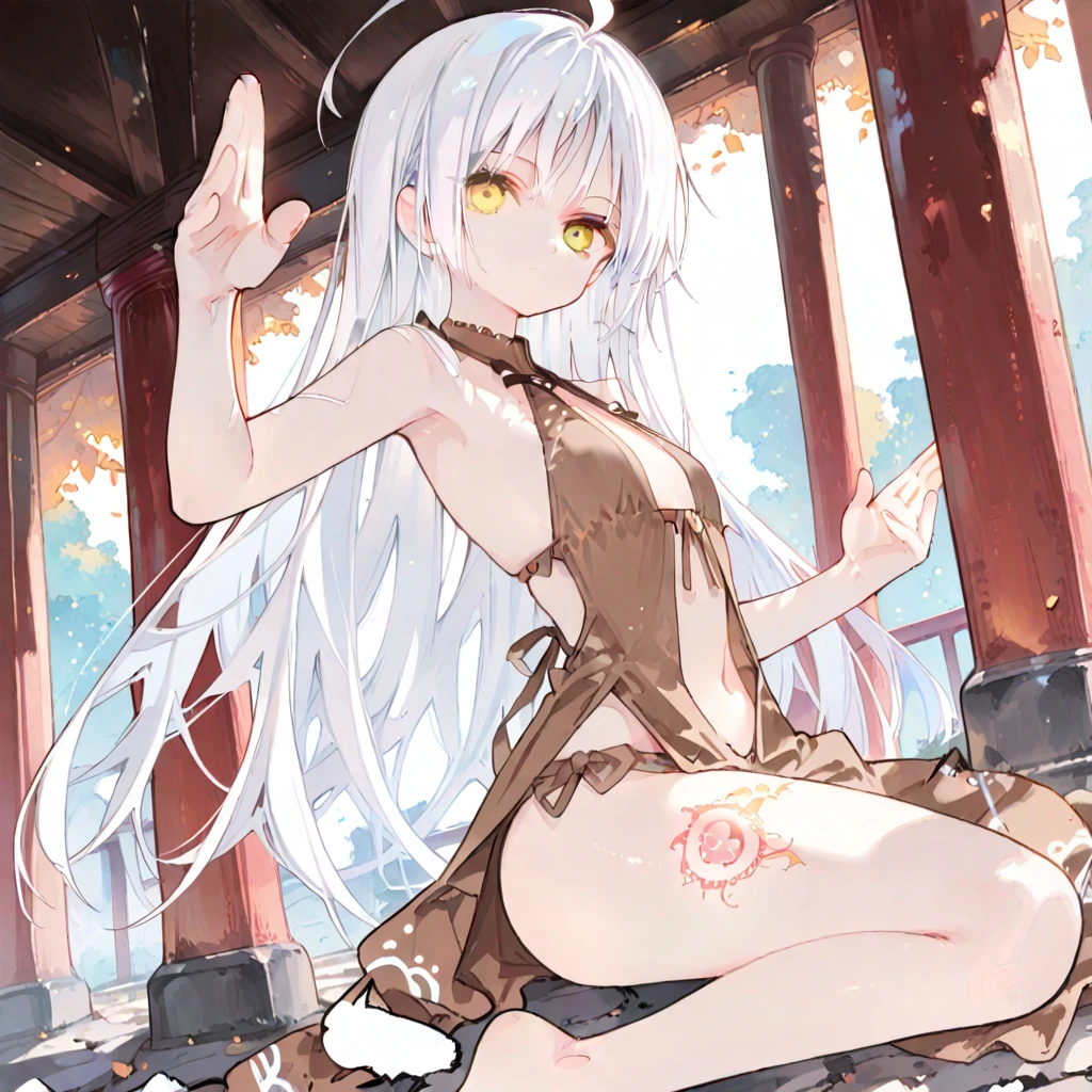 Sunburn Silver Hair long hair Beauty One person